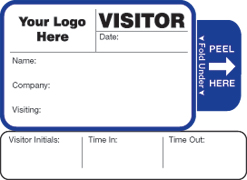 Visitor Badge #813 for business security