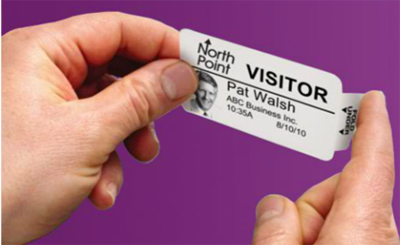 TAB-Expiring visitor badge; increase office security 